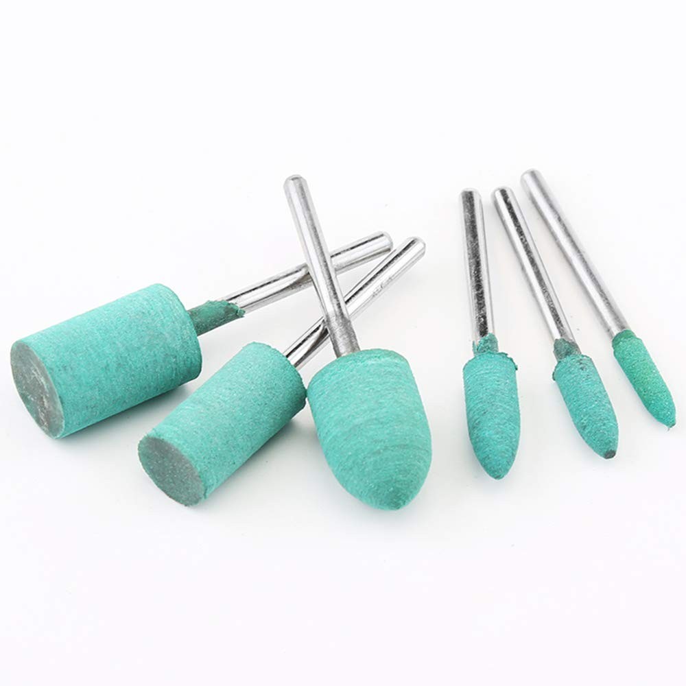 Efficient 100pcs Assorted Rubber Grinding Heads for Smooth Polishing Tasks