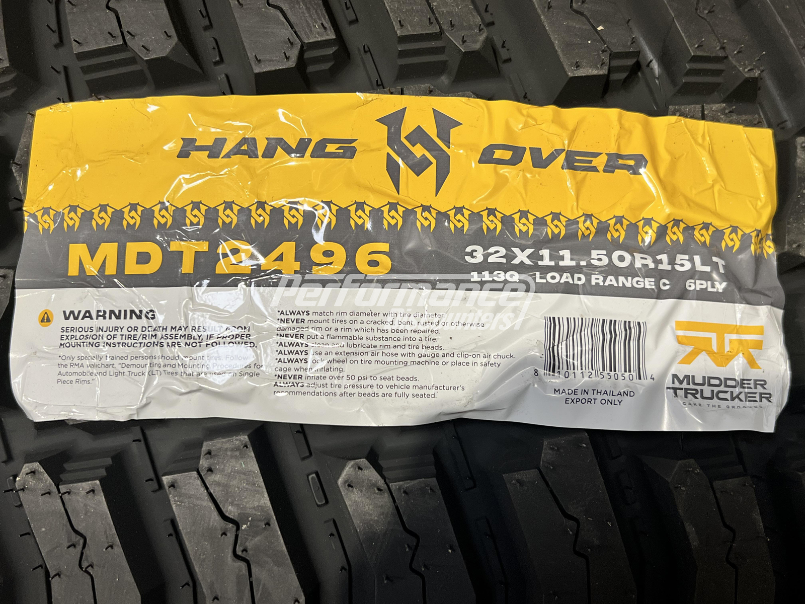4 New Mudder Trucker Hang Over M/T Mud Tire 32X11.50R15 113Q LRC 32 11.50 15