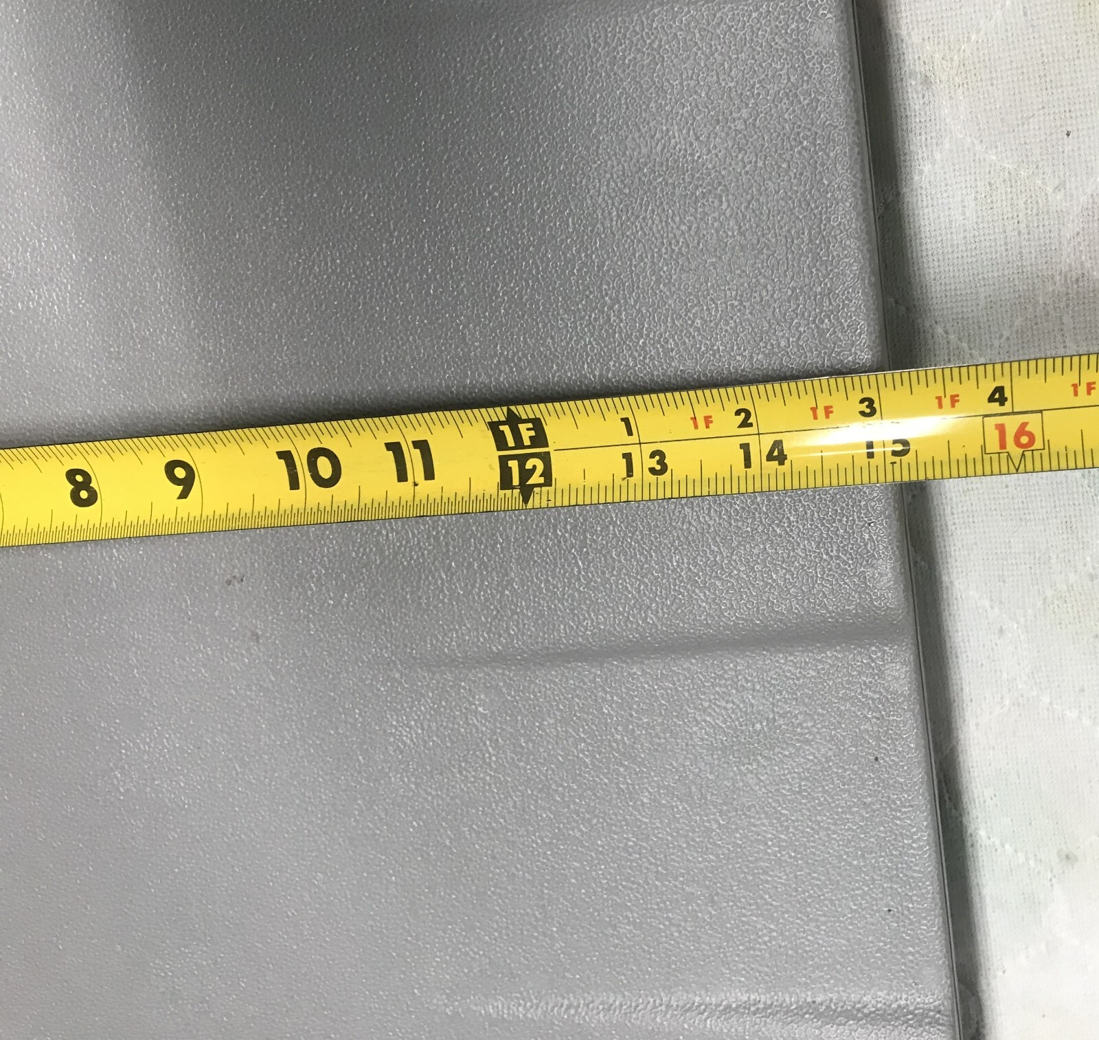 Rubbermaid Garage Storage Cabinet - Resin Plastic Gray - Replacement Rear Panel