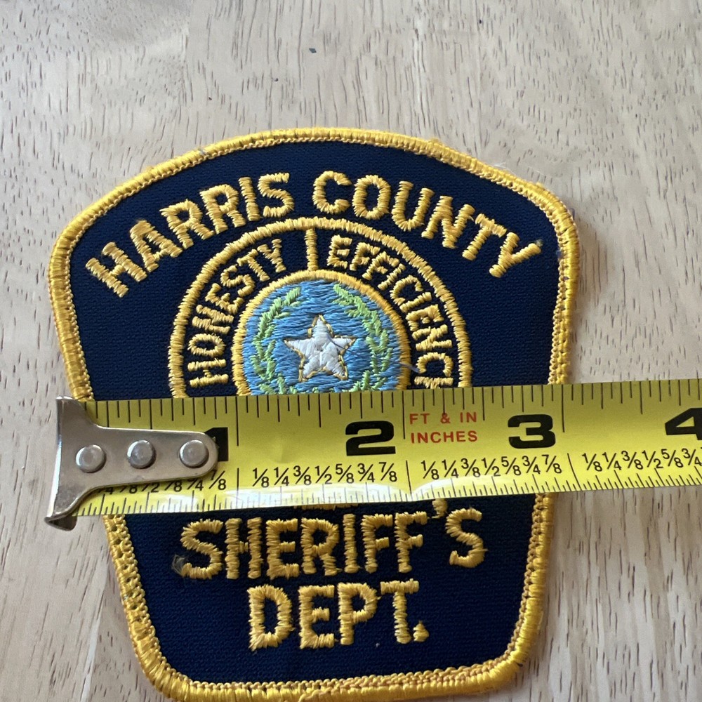 Harris County Texas sheriff’s Dept. Honesty Efficiency Courtesy Patch