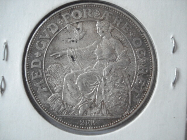 Denmark 1903, 2 silver Kroner