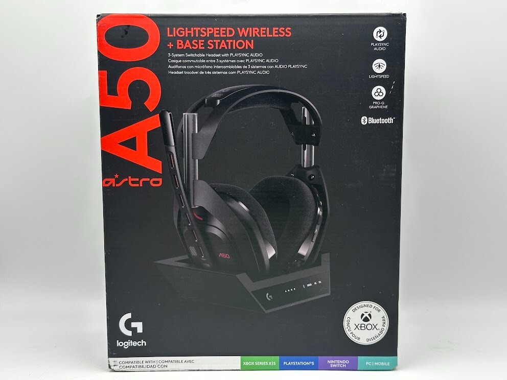 Logitech G Astro A50 Wireless Gaming Headset + Base Station