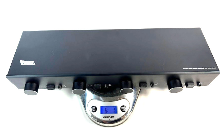 SS4V VANCO Four Pair Stereo Speaker Selector Box with Volume Control