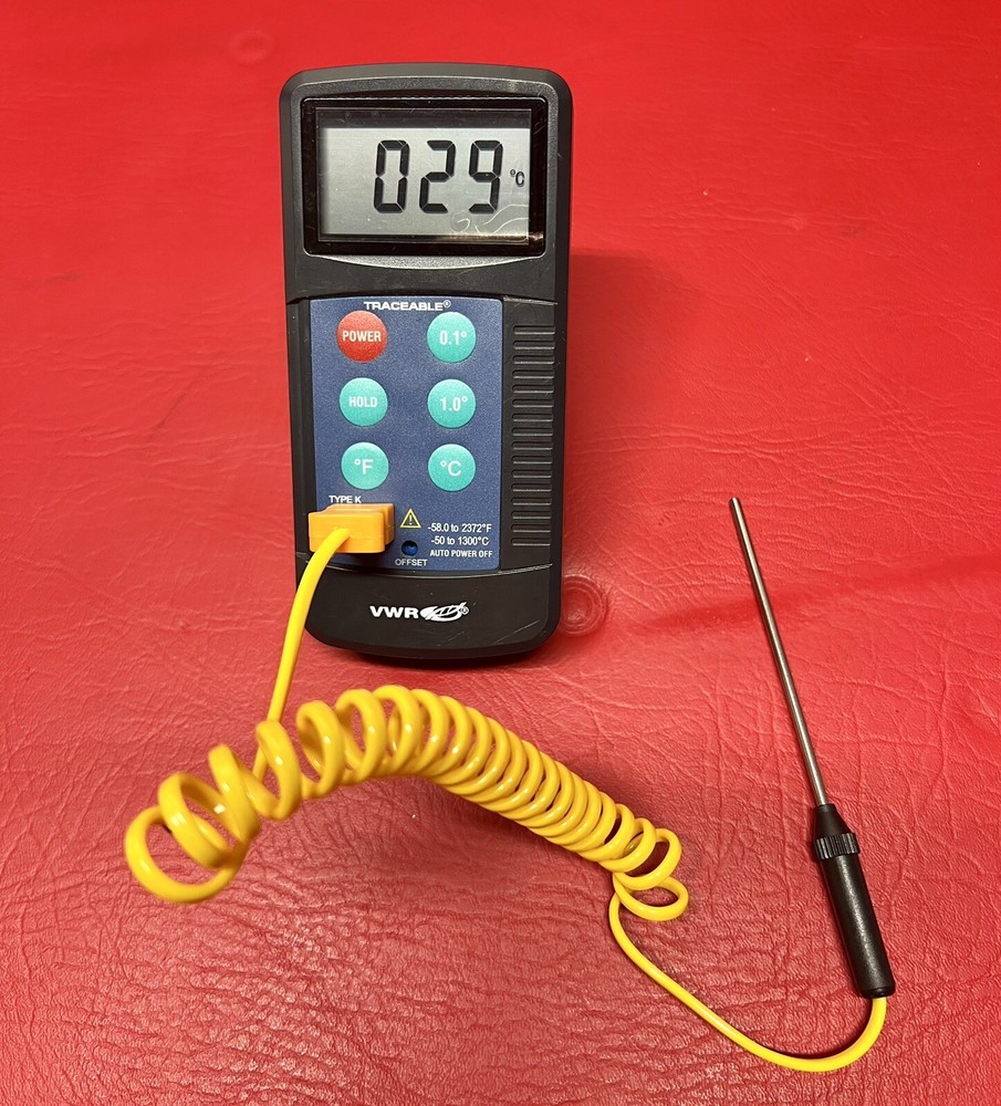Open Box VWR 21800-074 Traceable Digital Thermometer with Probe!