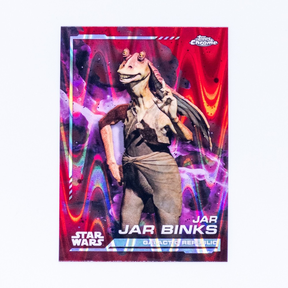 2024 Topps Chrome Star Wars Red RayWave Refractor X 4 Cards
