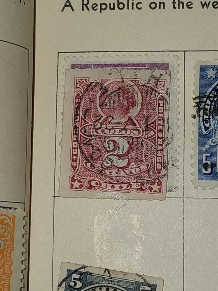 Foreign Chile 2c Stamp Used - #H142