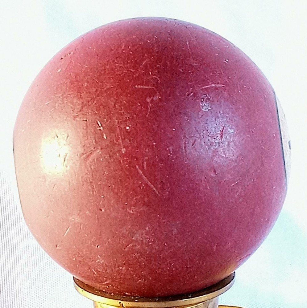 Antique Clay Billiard Pool Ball #7