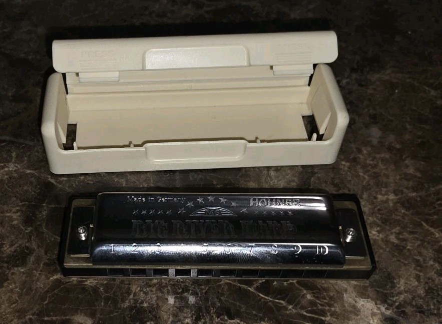 Hohner Big River Harp Harmonica With Case Made In Germany