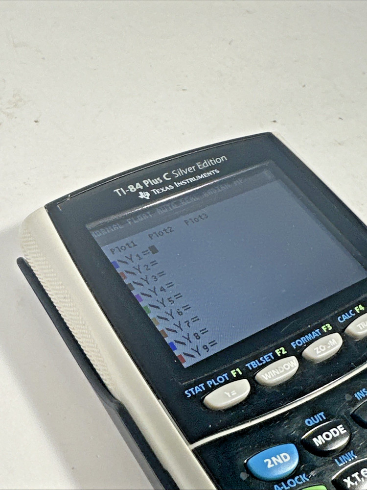Texas Instruments TI-84 Plus C Silver Edition Graphing Calculator W/color screen