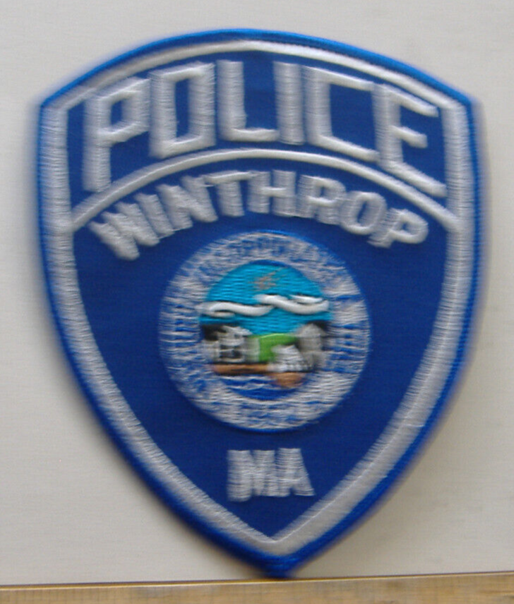 WINTHROP MASSACHUSETTS POLICE FABRIC PATCH