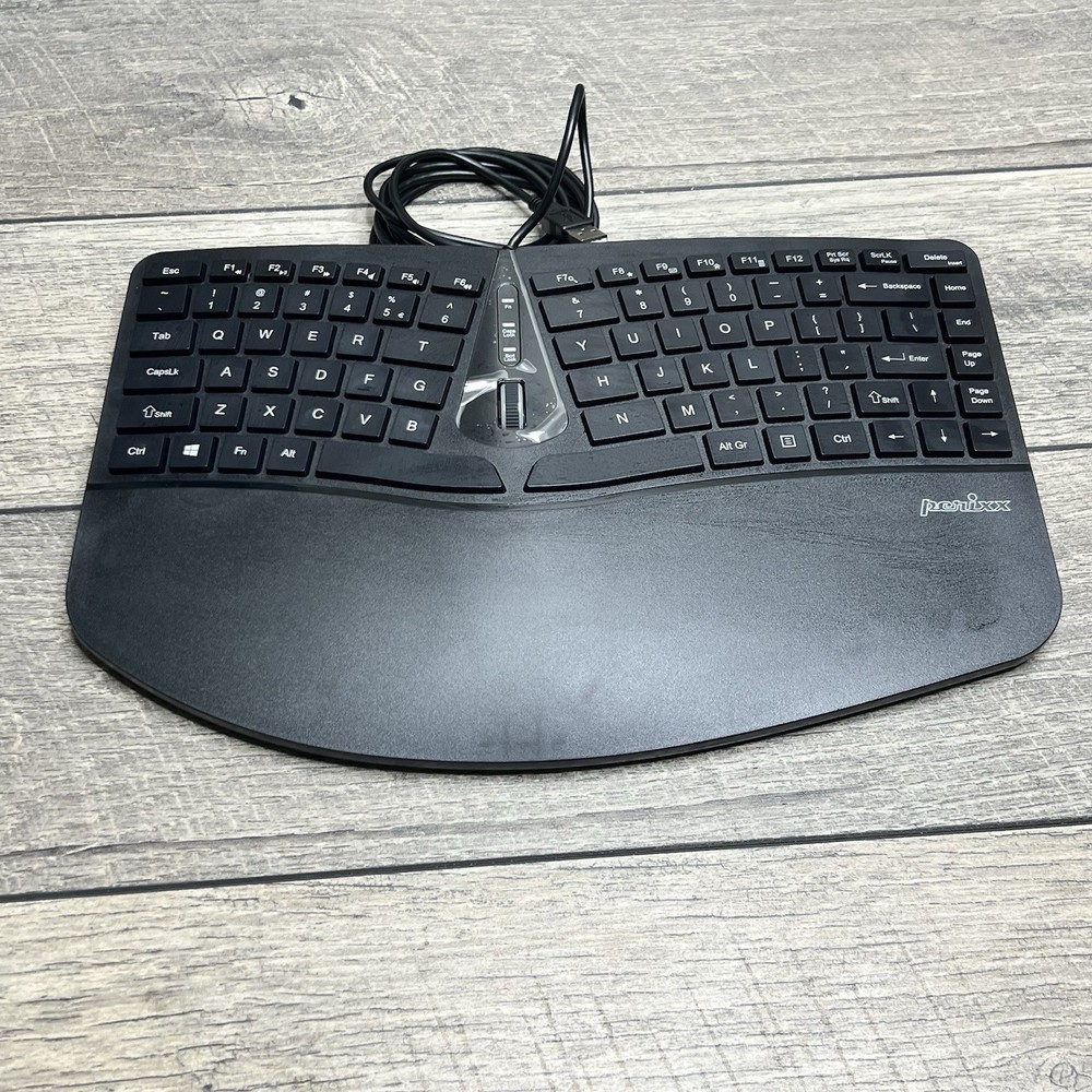 Perixx PERIDUO-406 Wired Mini Adjustable Split Keyboard with Vertical Mouse