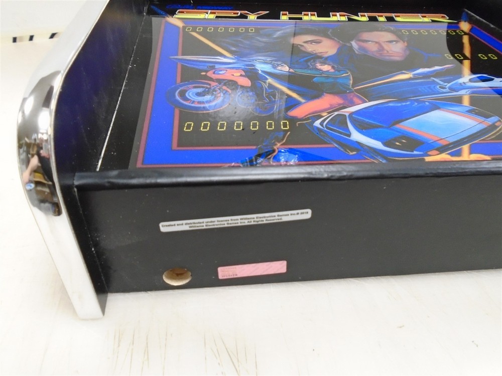 Bally Spy Hunter Pinball Head LED Display light box