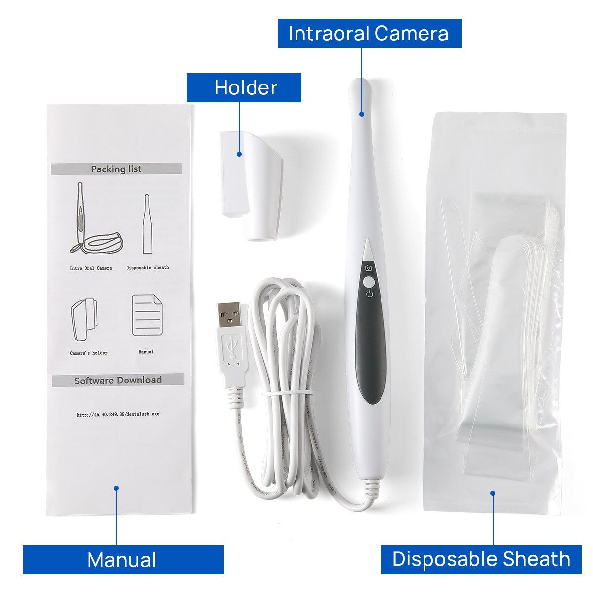 Dental Intraoral Camera USB Digital Imaging Intra Oral Endoscope CF-686A