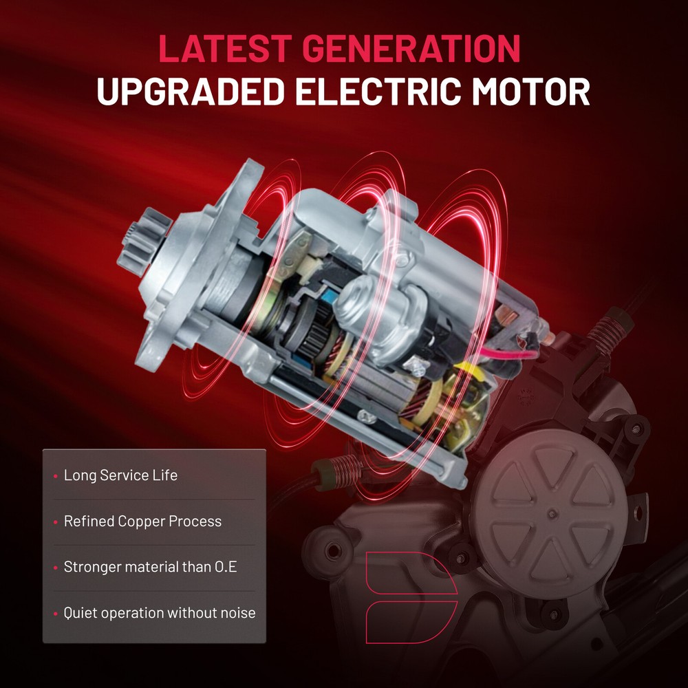 Front Left Driver Side For 2000-2007 Ford Focus Power Window Regulator w/ Motor