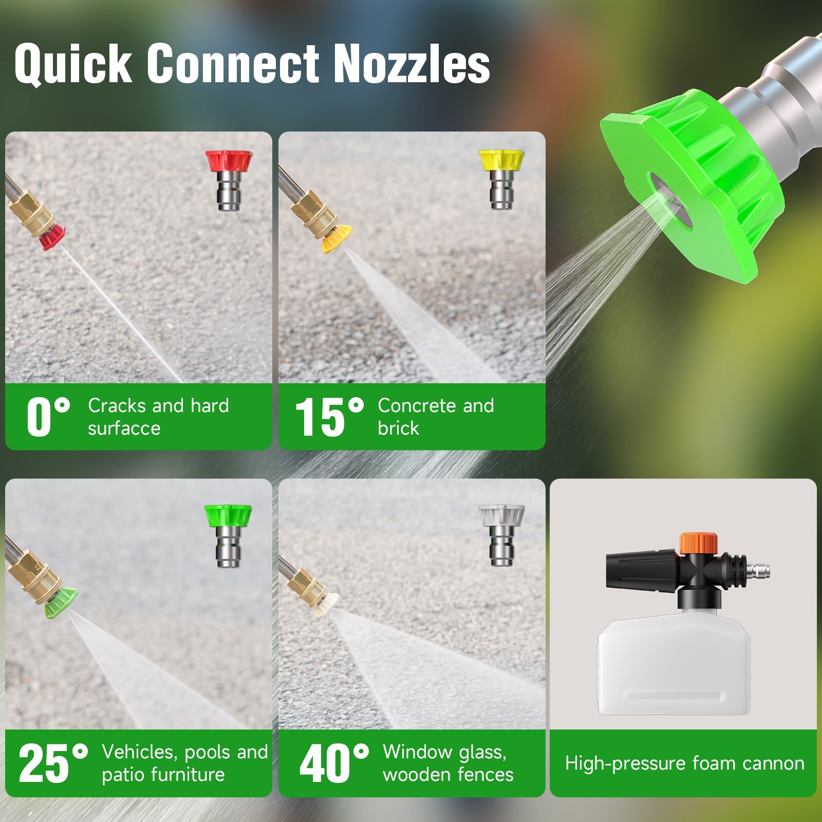 AIVOLT Electric Pressure Washer - 4800PSI Power Washer with Anti-Tipping Design