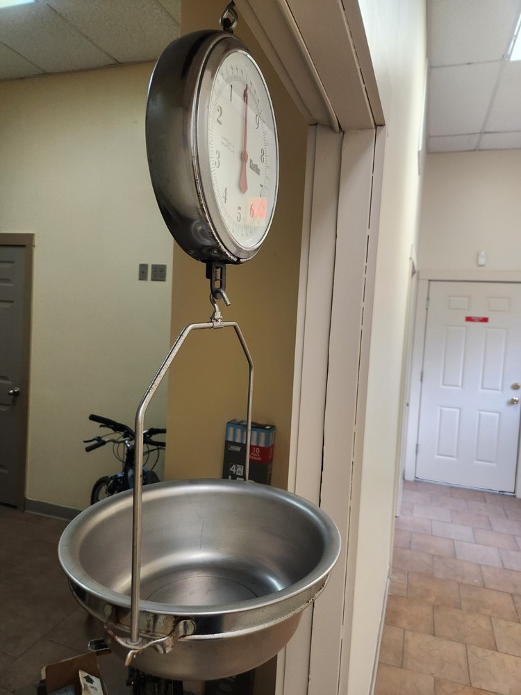 Chatillon 30lb Hanging Kitchen Produce Feed Hardware Scale Type IIIII Complete
