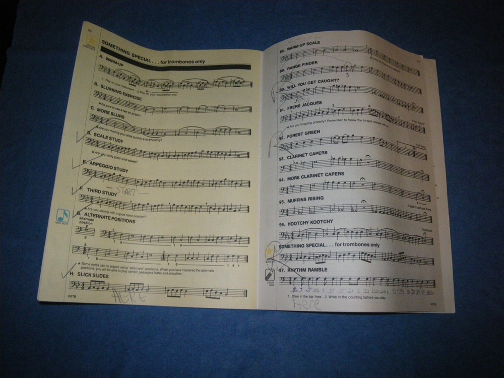 BEST IN CLASS BOOK 1 TROMBONE - COMPREHENSIVE BAND METHOD by BRUCE PEARSON