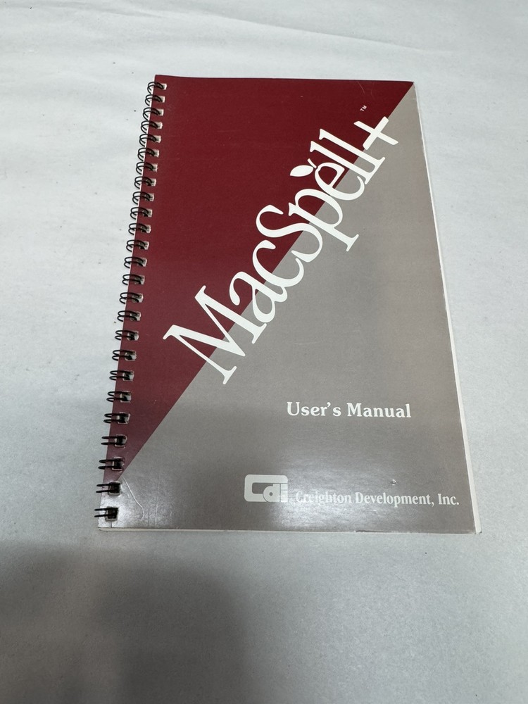 mac spell user's manual creighton