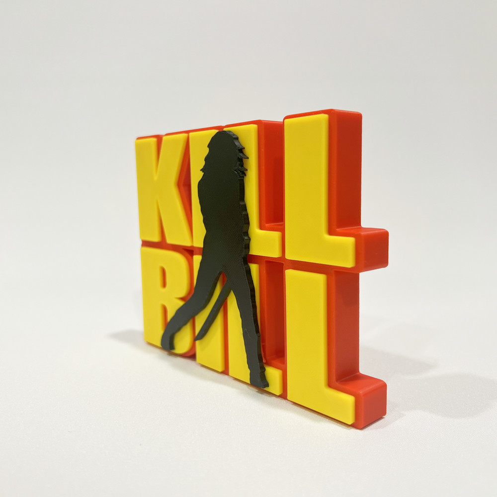 KILL BILL 3D Logo Display Self Standing
