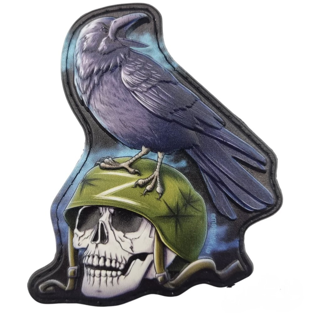 Ukraine Military Army patch Tactical PVC patch "Raven"