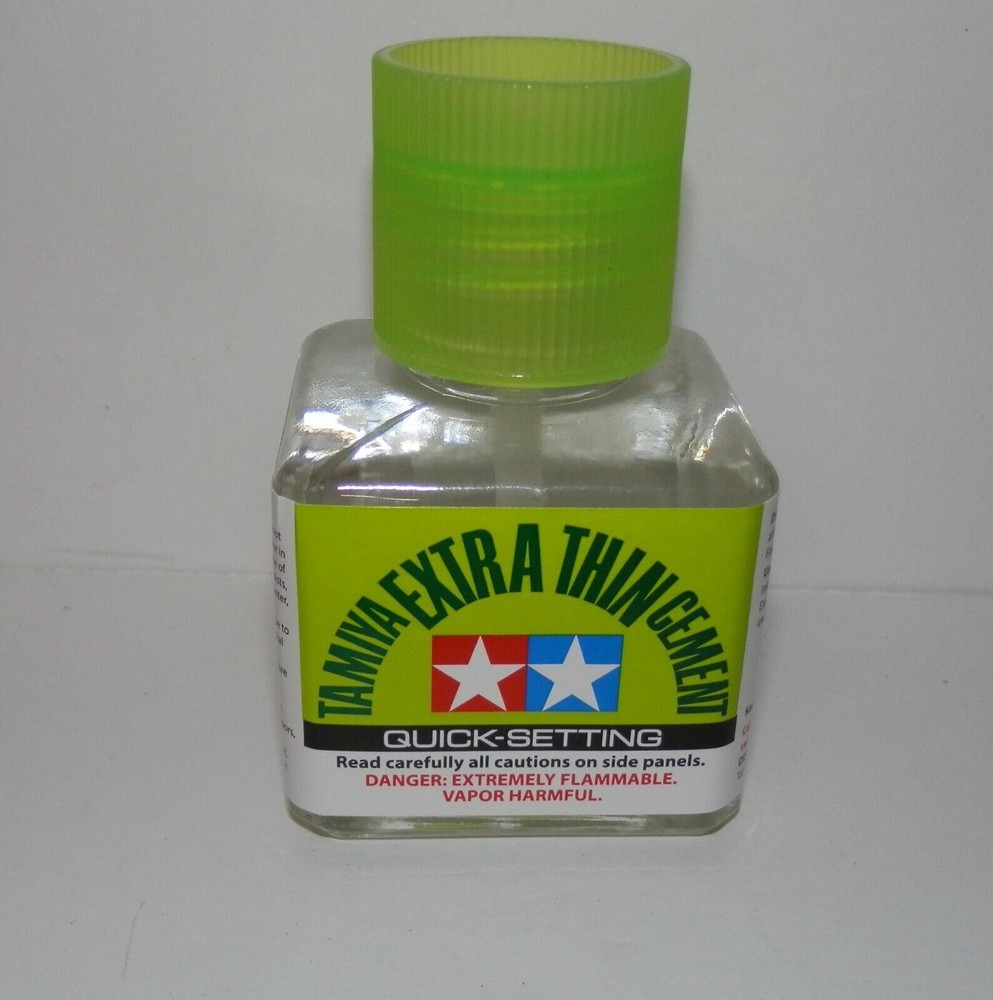 Tamiya Extra Thin Quick-Setting Cement (40ml) #87182 NEW
