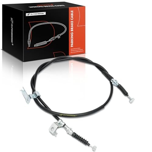 Rear Driver Side Parking Brake Cable Assembly Compatible with Mazda Models:
