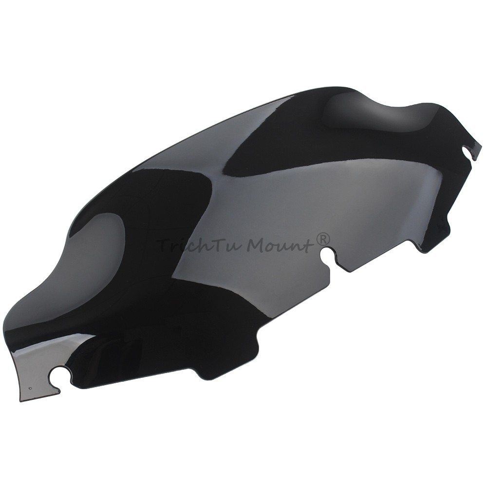 For Harley Touring Electra Glide FLHT 1996-2013 6" Wave Windshield Windscreen