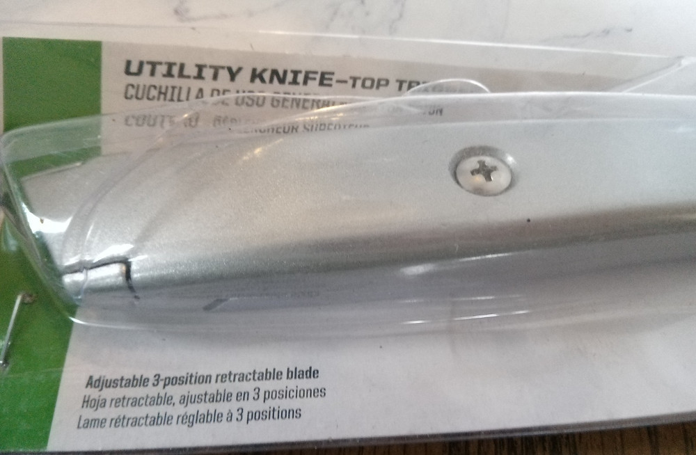Warner Model #366 Utility Knife-Top Trigger With 3 Blades