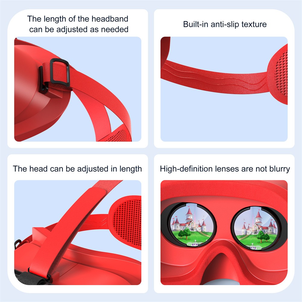 VR Headset for Nintendo Switch 2 Games Console Model 3D Reality Glasses
