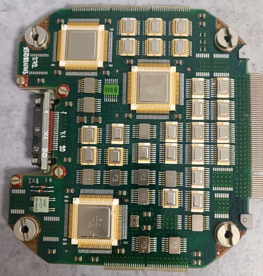 Soviet computing board BK16B multi-crystal computing module.