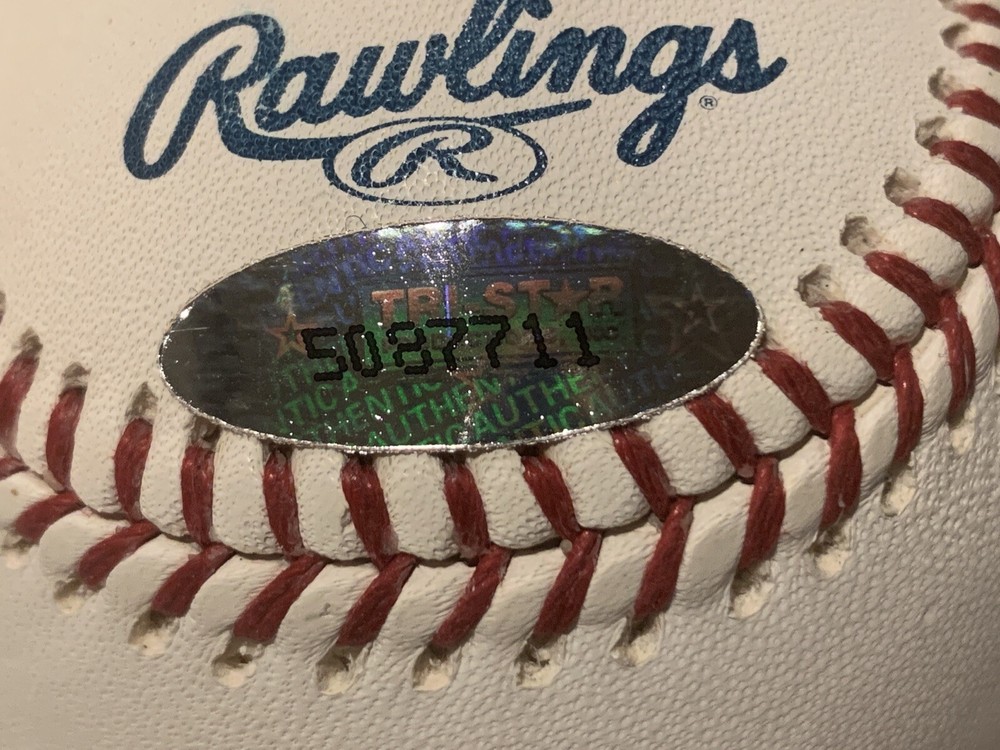 Zach Jackson Signed Baseball Tristar