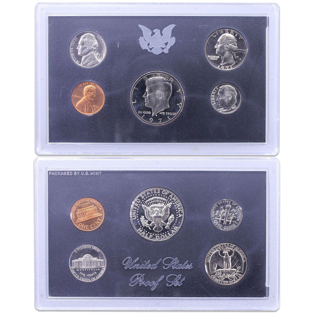 1971 S Proof Set Original Box US Mint 5 Coins
