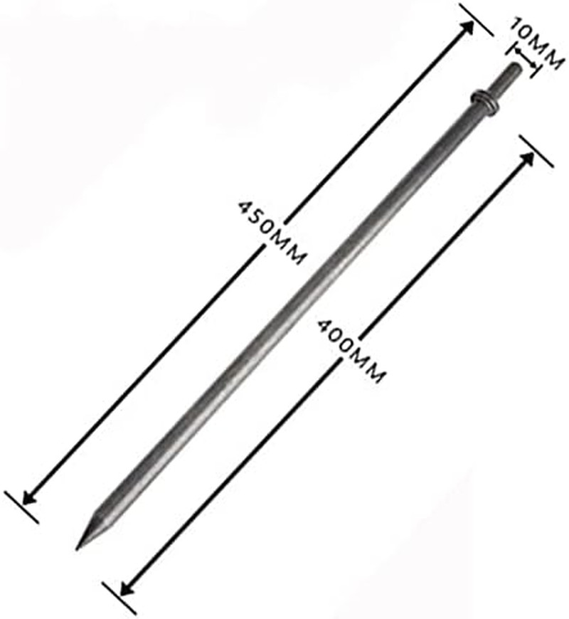 Pneumatic Hammer Scraper Set 14" & 17" with Chisels for Concrete & Tile