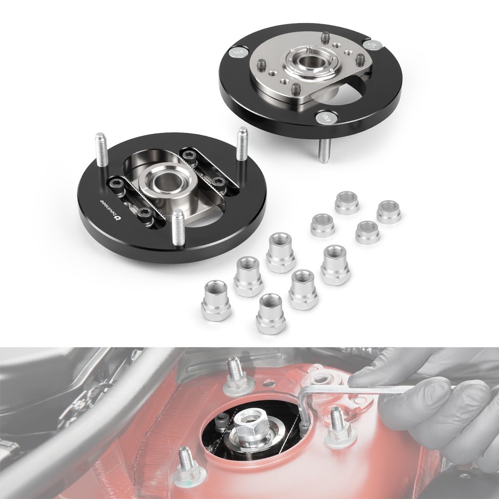 Adjustable Front Camber Caster Plates For BMW E81 E82 E87 E88 E90 E91 E92 E93 X1