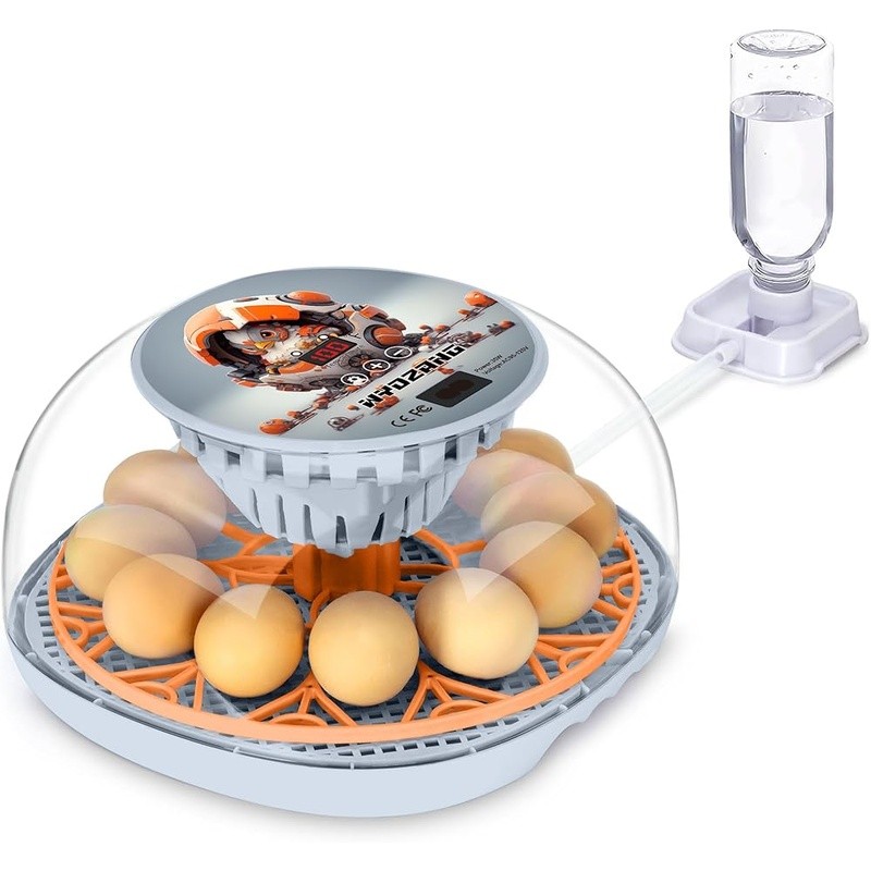 Automatic Egg Incubator 360° View High Hatch Rates Humidity Control Easy Setup