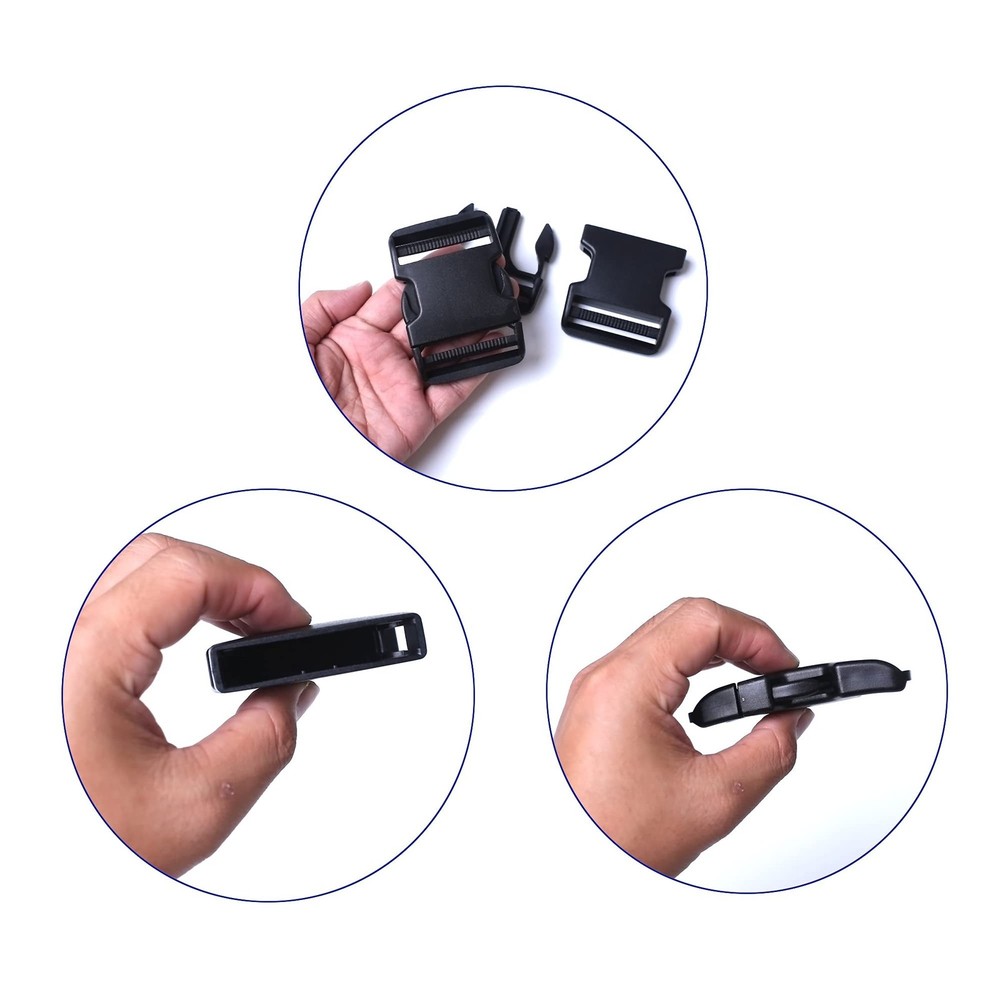 AXEN 4PCS Plastic Buckle, Side Quick Release Buckle for Bracelets Backpack Ta...