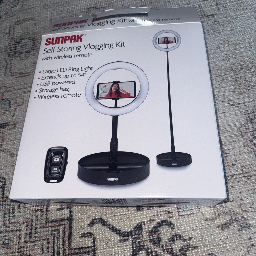Sunpak Self Storing Vlogging Kit