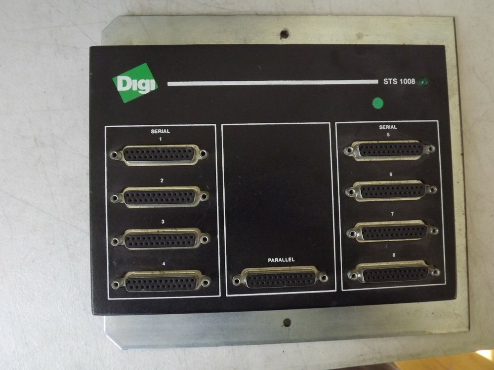 DIGI STS 1008 TERMINAL SERVER (1P)50001082-01 **NO POWER SUPPLY**