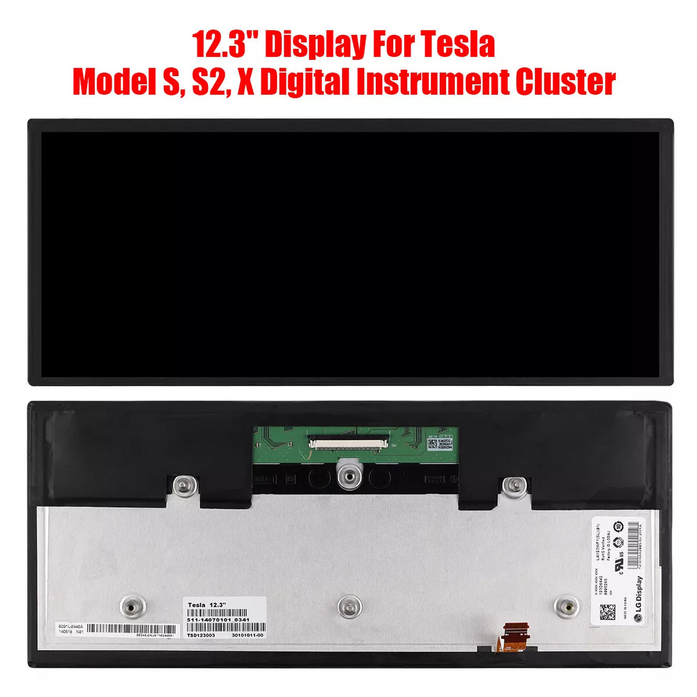 LCD Display Digital Instrument Cluster For Tesla Model S S2 X GEN 2 Replacement