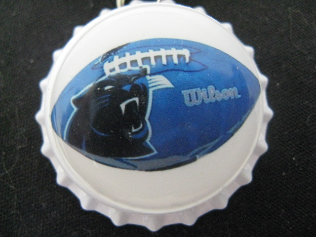 1" Bottle Cap Image R/View Mirror ~ Handcrafted ~ **Gift Idea ~ Panthers