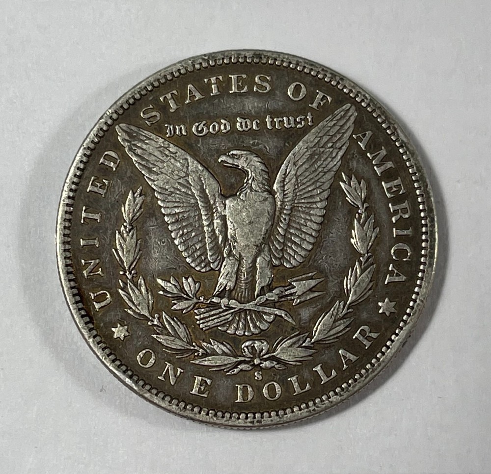 1892-S Morgan dollar (#18906) Abt XF lite issues