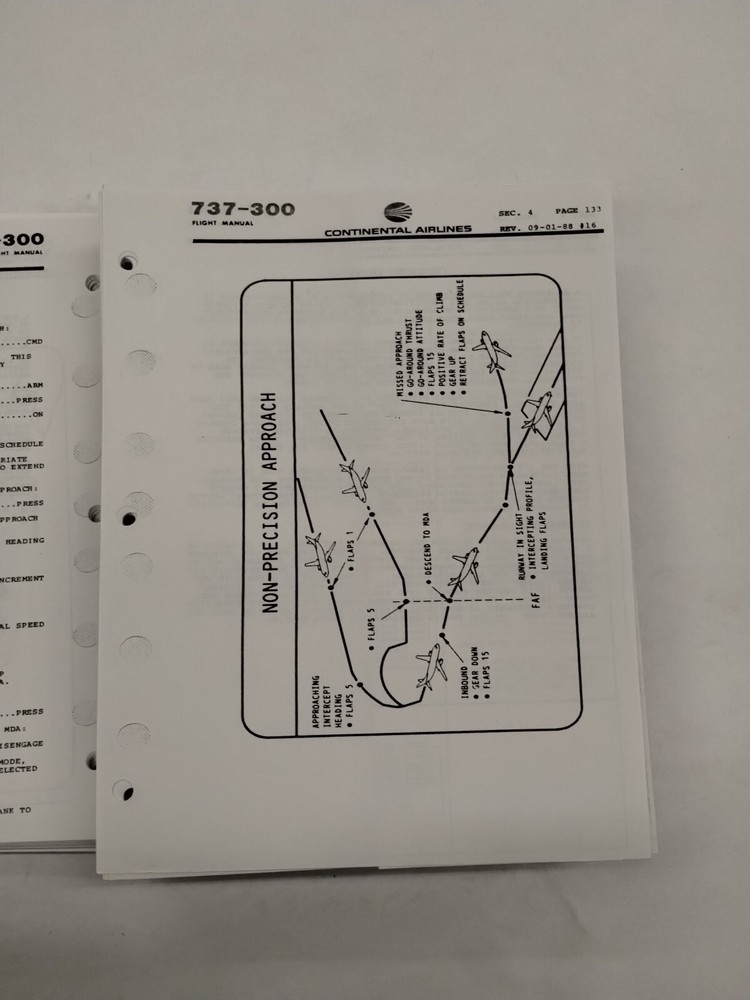 Continental 737-300 Flight Manual 1990-Copy