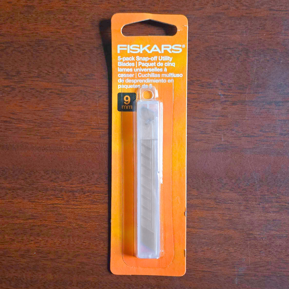 Fiskars Snap-Off Utility Knife Replacement Blades: 9mm / 5-pack