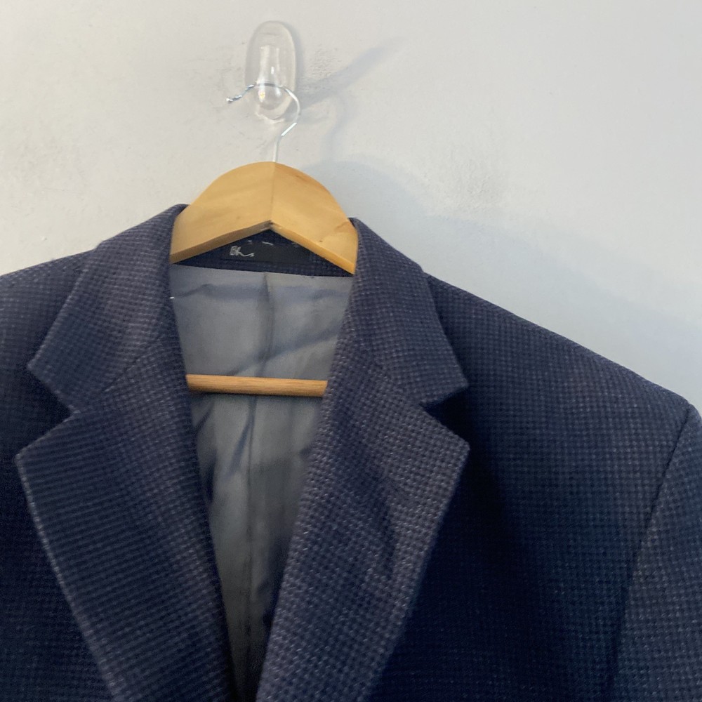 BHS Blazer Suit Jacket 44” Chest Blue 95% Wool