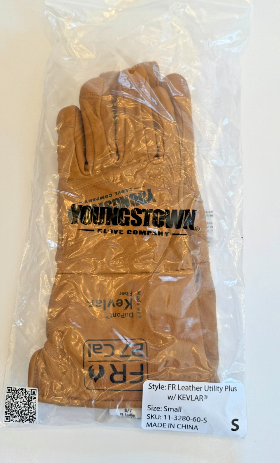 NEW Youngstown Utility Plus with Kelvar Leather Gloves Size Small 11-3280-60-S