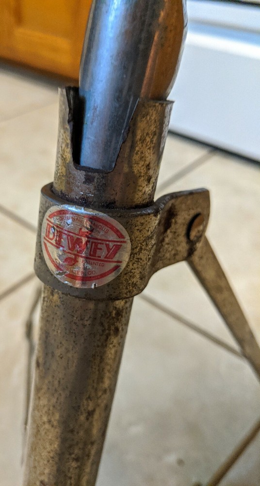 Vintage Dewey Drum Throne Seat Stool