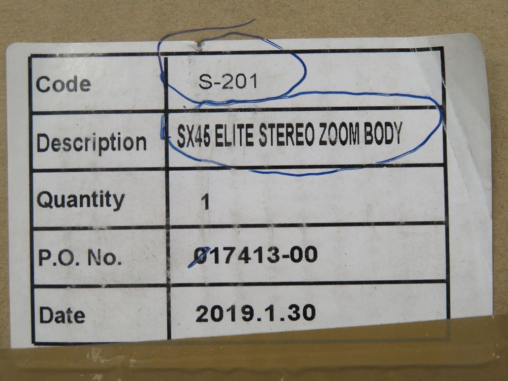 VISION ENGINEERING SX45 ELITE INSPECTION STEREO MICROSCOPE T251216