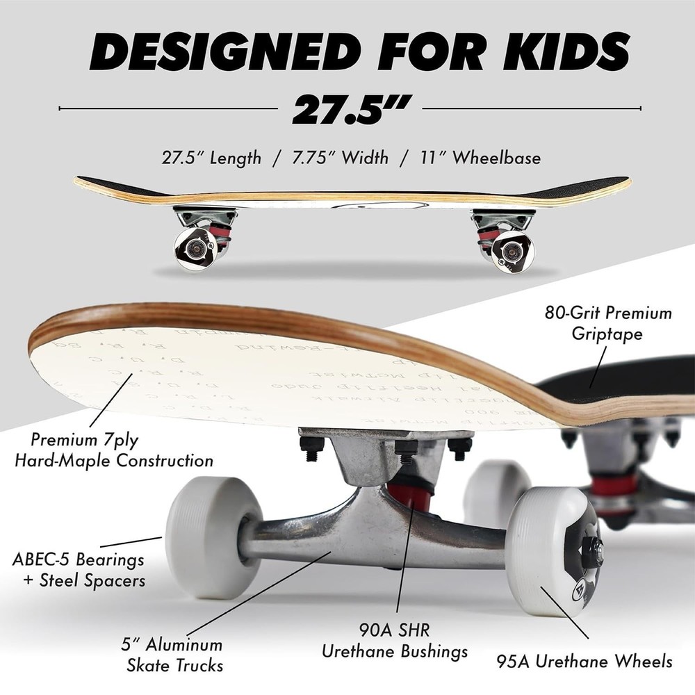 Magneto Complete Cruiser Starter Skateboard Mashup