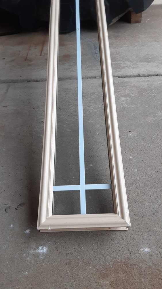 Decorative entryway door window glass replacement kit side lite light