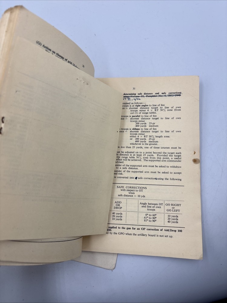 Range Table Part II 2 1955 War office